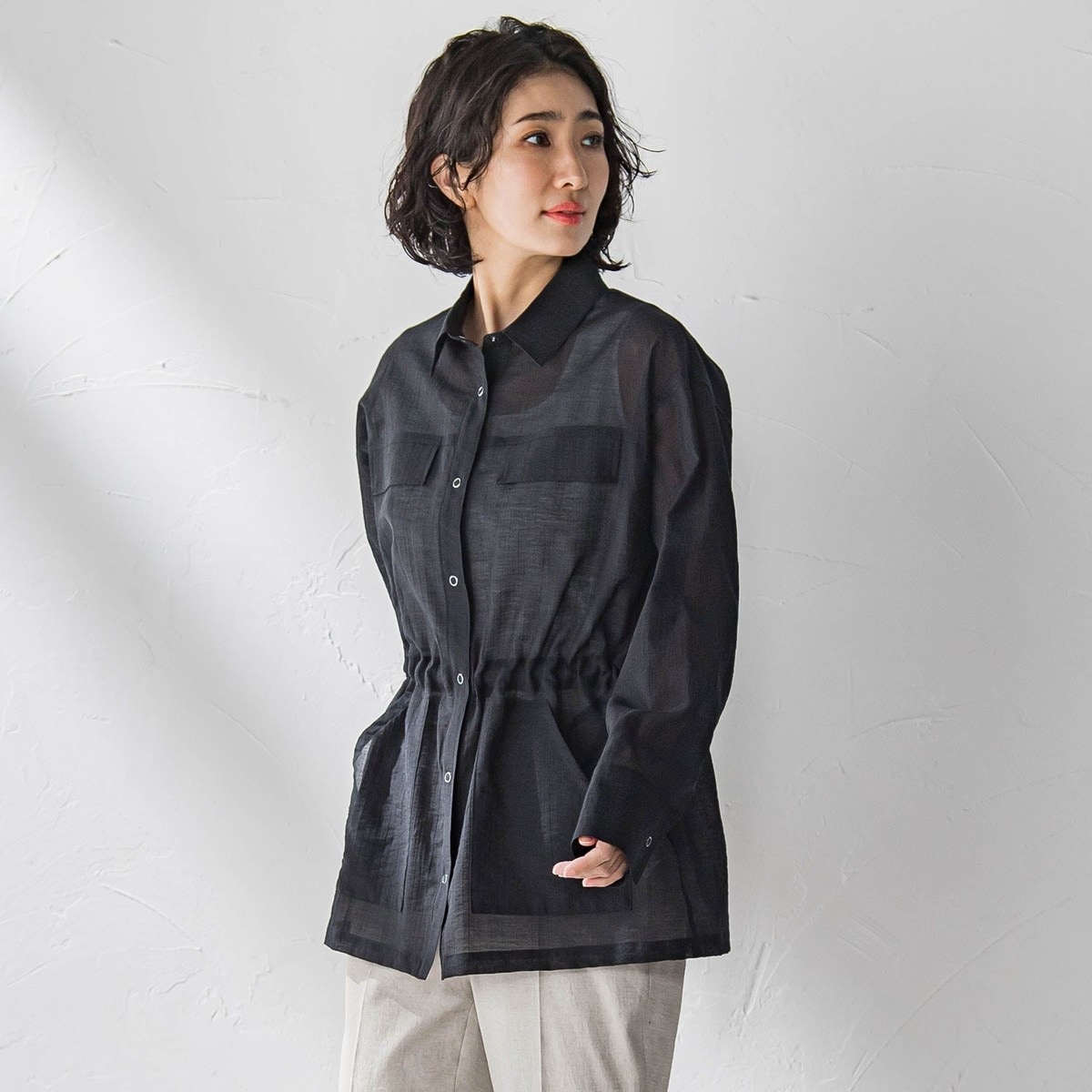 ストライプと花柄の長袖シャツ | デシグアル(Desigual) | マルイウェブ