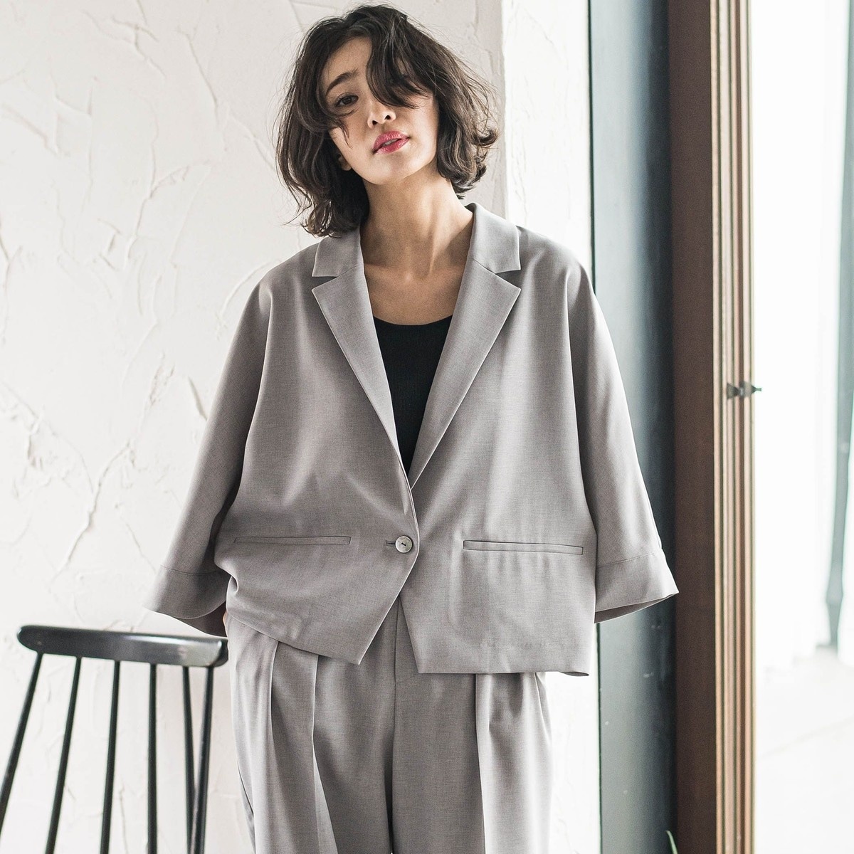 la.f... ラエフ テーラードジャケット 3XL レディース 大きいサイズ】シアージャケット≪手洗い可能≫ | la.f（ラ