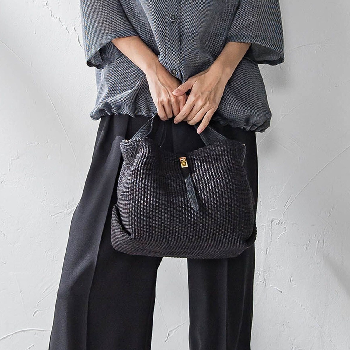 VIOLAd'ORO】イタリアンラフィアシート2WAYトートバッグ | ラエフ(la.f