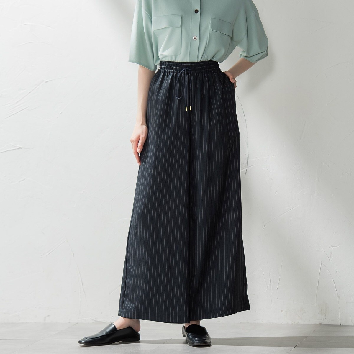 ワイドパンツ MilaOwen ミラ オーウェン タックワイドパンツ Mila Owen｜コンフォートタックワイドパンツ | Rakuten Fashion