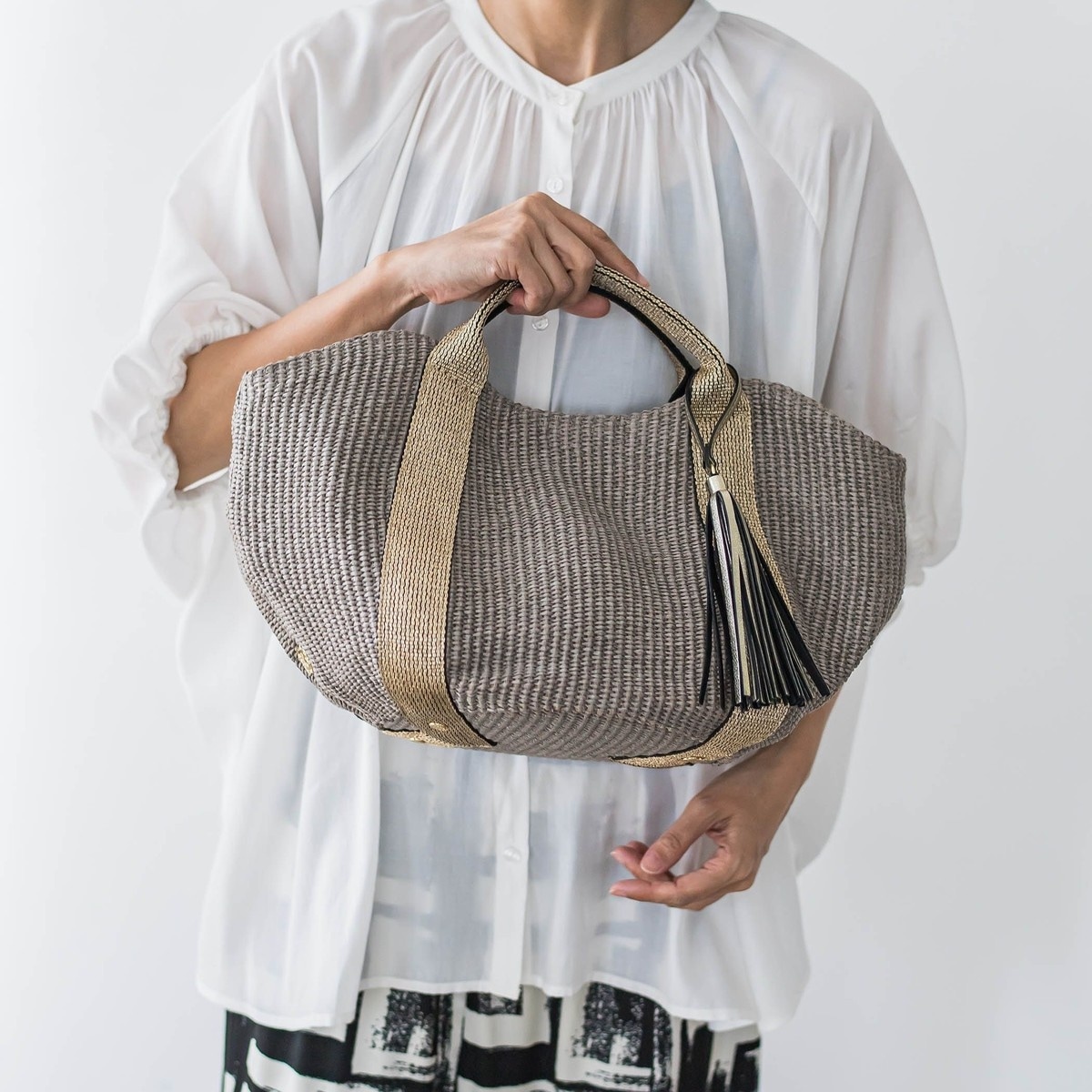 新品未使用　KILOMETRE PARIS キロメートルパリ　カゴバック m74121358593_1.jpg?1752661127