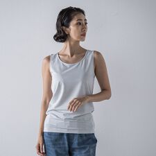 ソフトラメタンクトップ≪洗濯機で洗える≫