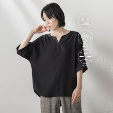 ジョーゼットブラウス≪洗濯機で洗える≫