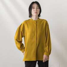 ”とろみ素材で着心地抜群”フィネスボイルブラウス≪洗濯機で洗える≫