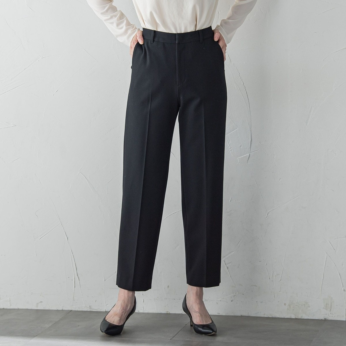 カタログ掲載】ピクシエスタテーパードパンツ≪洗濯機で洗える