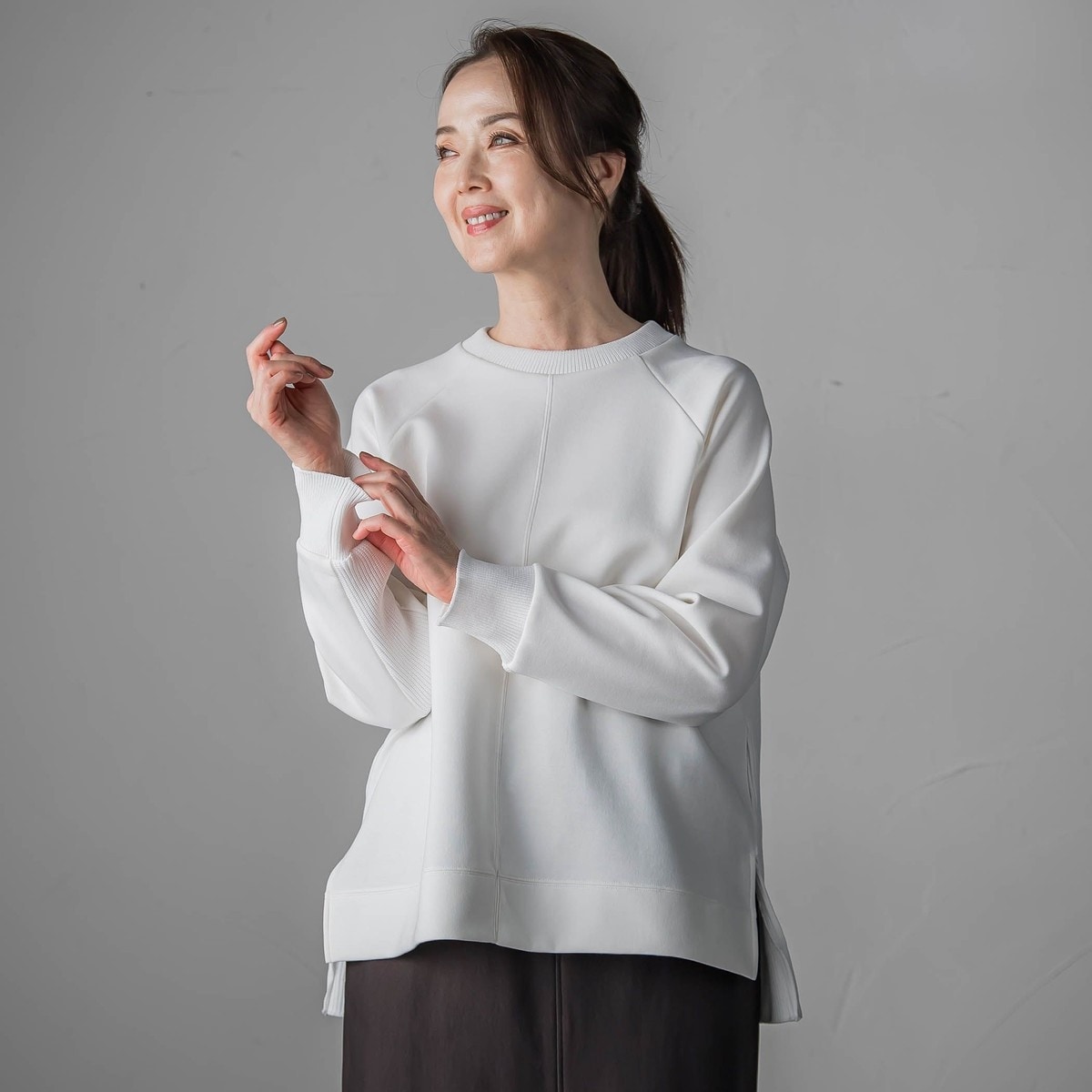 メルトンニットドッキングカットソー | ラエフ(la.f) | マルイ