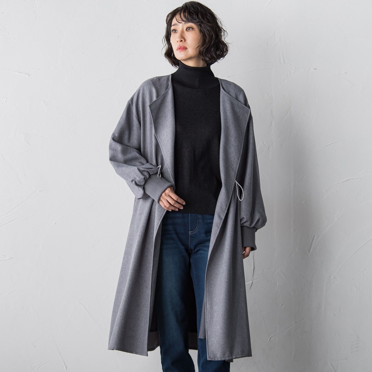 タフタキルティングAラインコート | プールヴー(PourVous) | マルイ