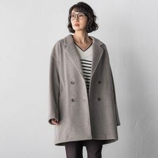 【biyori】ニットビーバーコート