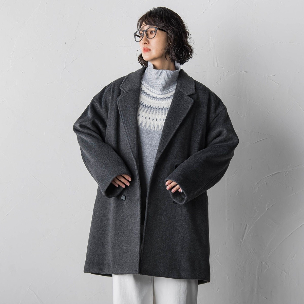 biyori】ニットビーバーコート | ラエフ(la.f) | マルイウェブチャネル