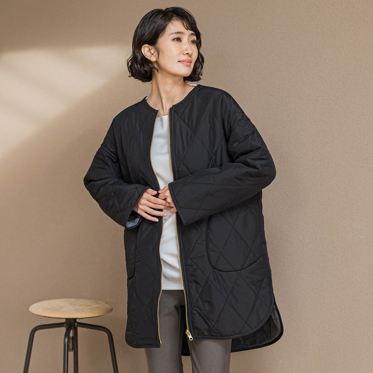 予約商品】【WEB限定】【NU LADYS】尾州ウールビックチェスターコート