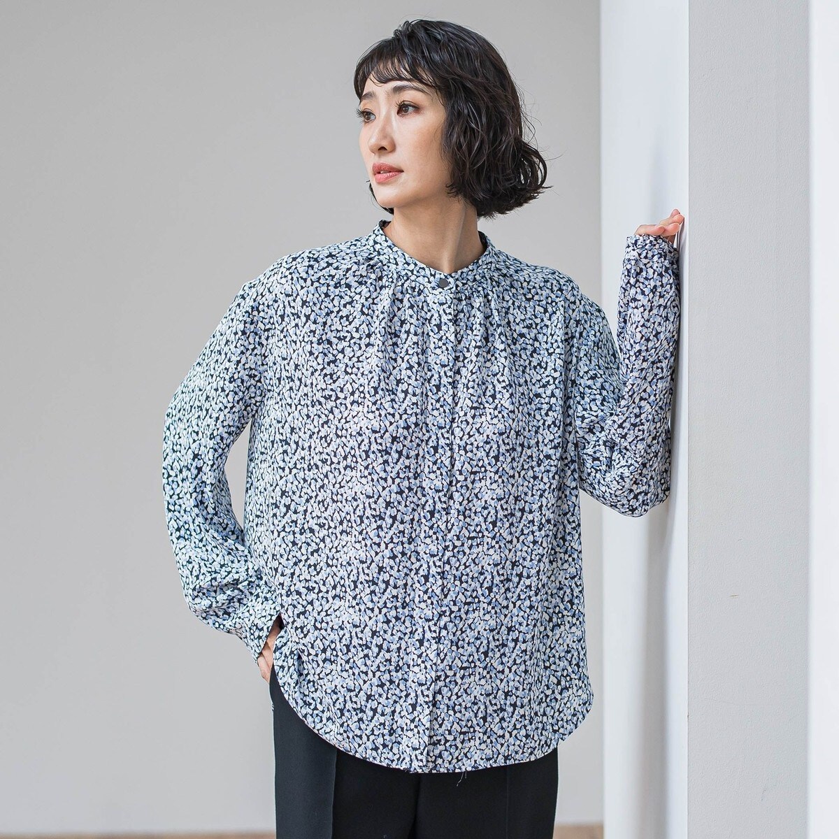 ラエフ（la．f．．．）/くずしドットブラウス くずしドットブラウス | ラエフ(la.f) | マルイウェブチャネル