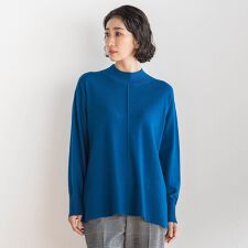 【新色追加】ファインウールハイネックニット