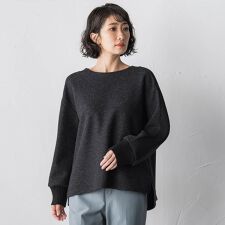メルトンニットドッキングカットソー