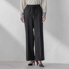 両面起毛ワイドパンツ