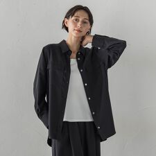 【SETUP対応】”Light & Soft Suede”スェードシャツ