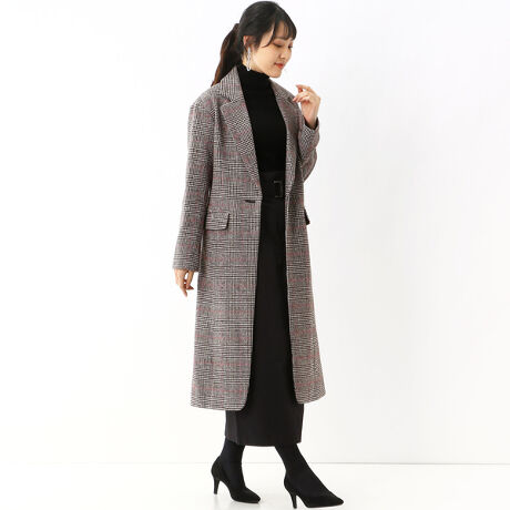 テーラーシングル１ボタンチェスターコート クレ デ ゾーン Cle Des Zones ファッション通販 マルイウェブチャネル Ca000 399 59 01