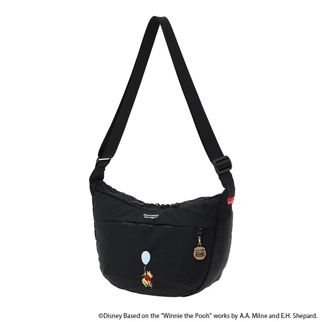 [}C]Duet Shoulder Bag Nylon Tussah Quill 25 / POOH/}nb^|[e[WiManhattan Portagej BLK