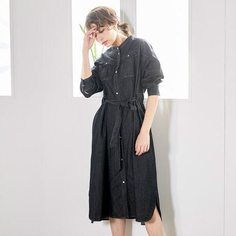 デニムロングシャツワンピース ケティ Ketty ファッション通販 マルイウェブチャネル Cb002 015 41 01