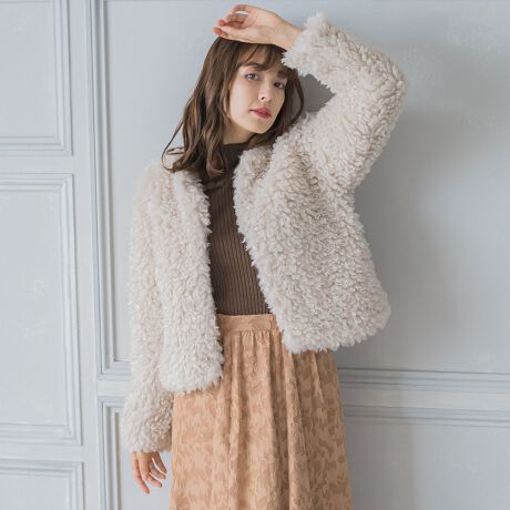 プードルボアブルゾン | ケティ(ketty) | マルイウェブチャネル 