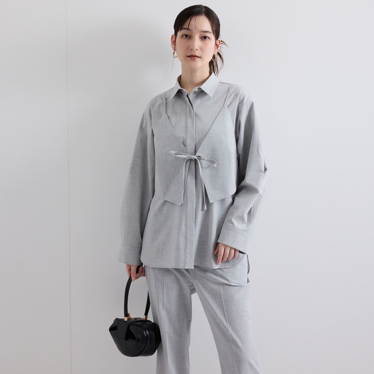 ketty / ケティ 梳毛合繊2ピースブラウス≪手洗い可能≫ 梳毛合繊2ピースブラウス≪手洗い可能≫ | ケティ(ketty