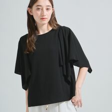2WAYジョーゼットフリルトップス≪手洗い可能≫