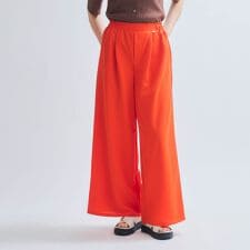 エステルカノコワイドパンツ≪セットアップ対応/洗濯機で洗える≫