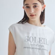 チュールドッキングシシュウTシャツ≪手洗い可能≫