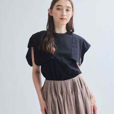 フリルスリーブブラウス≪手洗い可能≫