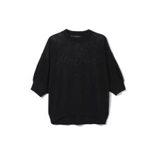 アーバンロゴ刺繍ニットプルオーバー≪手洗い可能≫