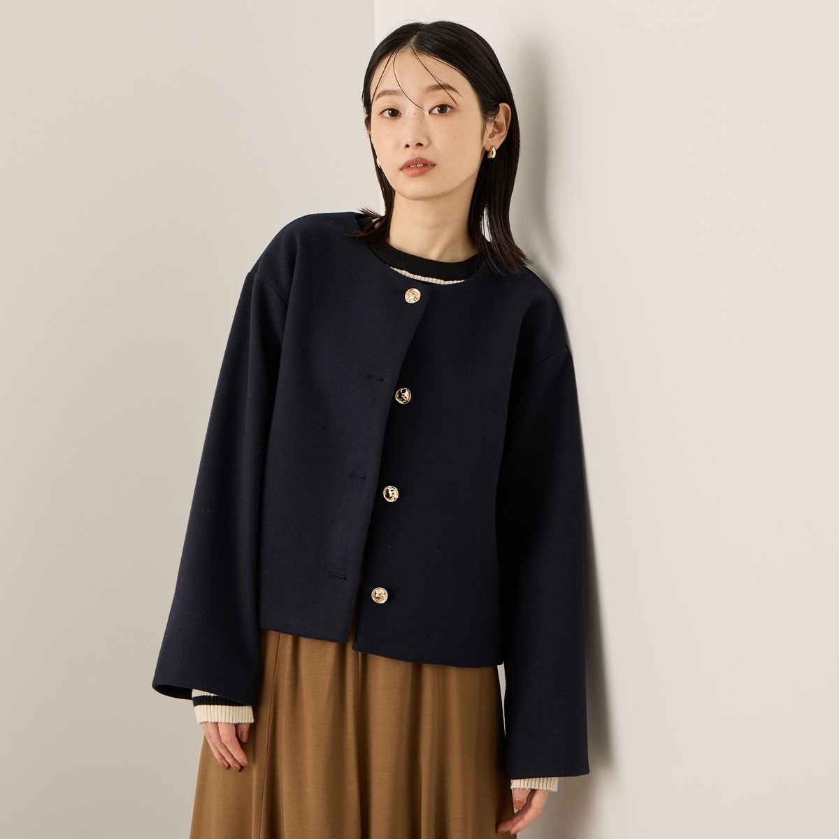 ウーリッシュツイルノーカラージャケット | ジャーナルスタンダード