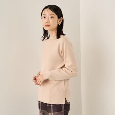 ハイネック総針ニットプルオーバー≪手洗い可能≫