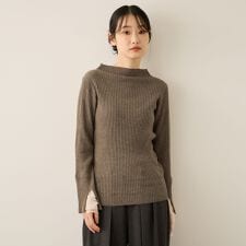 シアーカフレイヤードフウニットプルオーバー≪手洗い可能≫