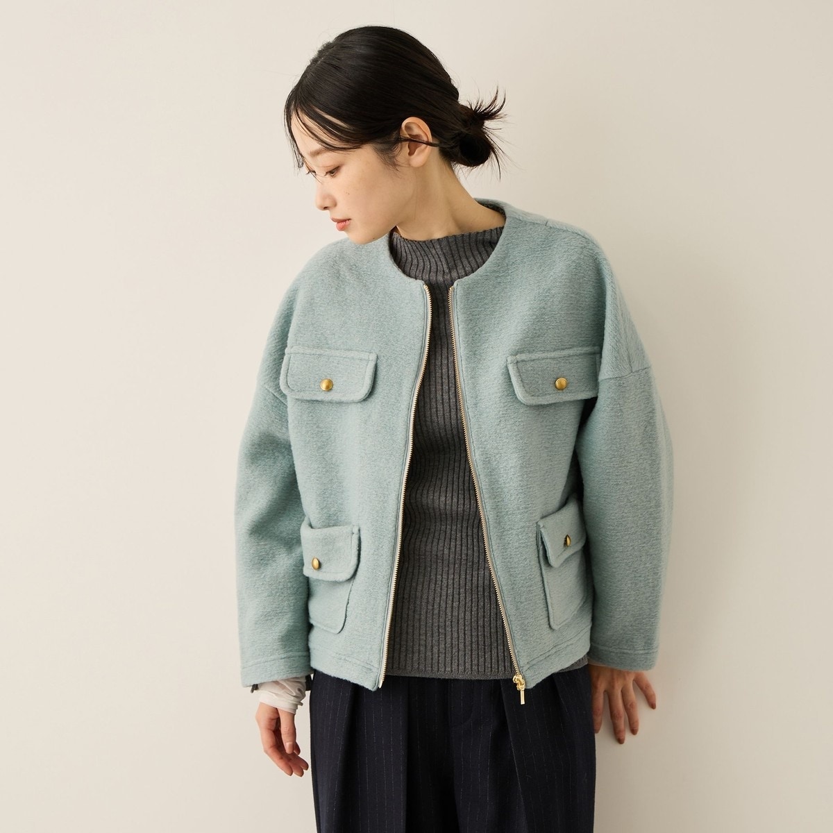 ファーニットブルゾン【カンヘウォン着用】 | スナイデル(SNIDEL