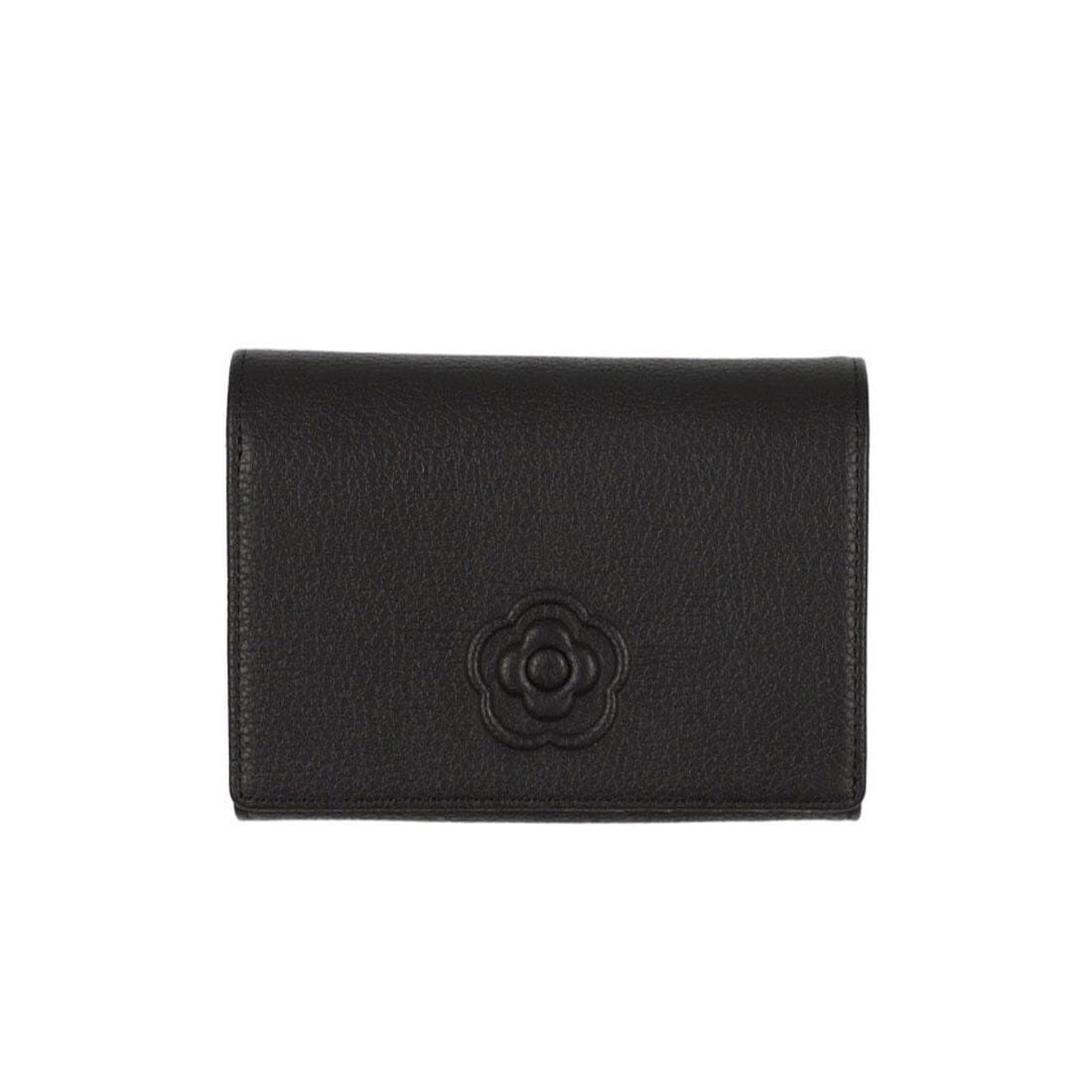 新品エンボスデイジーパール ミニウォレット（ブラック） MARY QUANT 財布 マリークワント mary quant エンボスデイジー