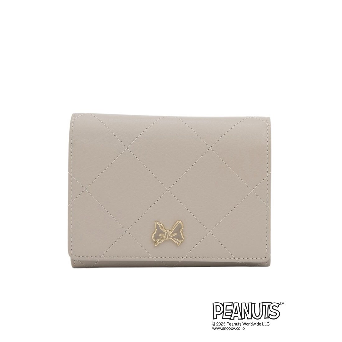 MARY QUANT デイジーパッチスナップ2 Lウォレット ベージュ マリクワ マリークワント MARY QUANT デイジーパッチスナップ2 パスケース