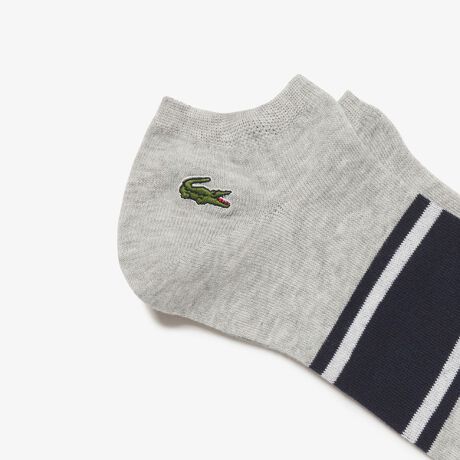 ボーダーくるぶし丈ソックス ラコステ Lacoste Lgm0347 ファッション通販 マルイウェブチャネル