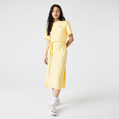 ストレートラインロングｔシャツドレス ラコステ Lacoste Ef1192l ファッション通販 マルイウェブチャネル