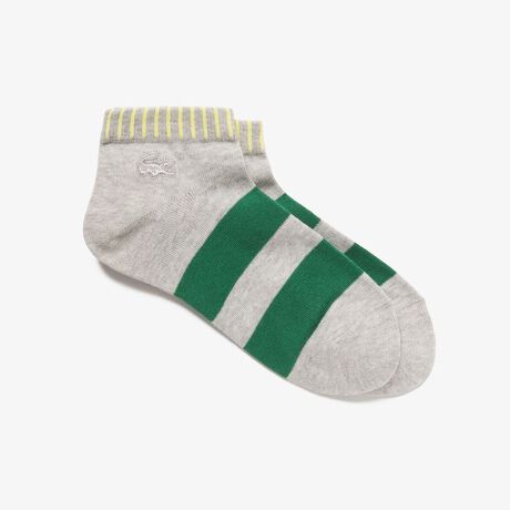 トップストライプボーダーくるぶし丈ソックス ラコステ Lacoste Lgw0328 ファッション通販 マルイウェブチャネル