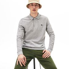 長袖 リブ カラ-ポロシャツ L1313 （杢・長袖) | ラコステ(LACOSTE 