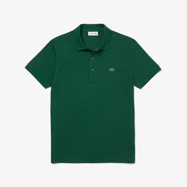 スリムフィットソリッドポロシャツ（半袖） | ラコステ(LACOSTE