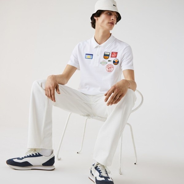 【新品未使用】LACOSTE マルチワッペンカスタムポロシャツ LACOSTE - 【新品未使用】LACOSTE マルチワッペンカスタム