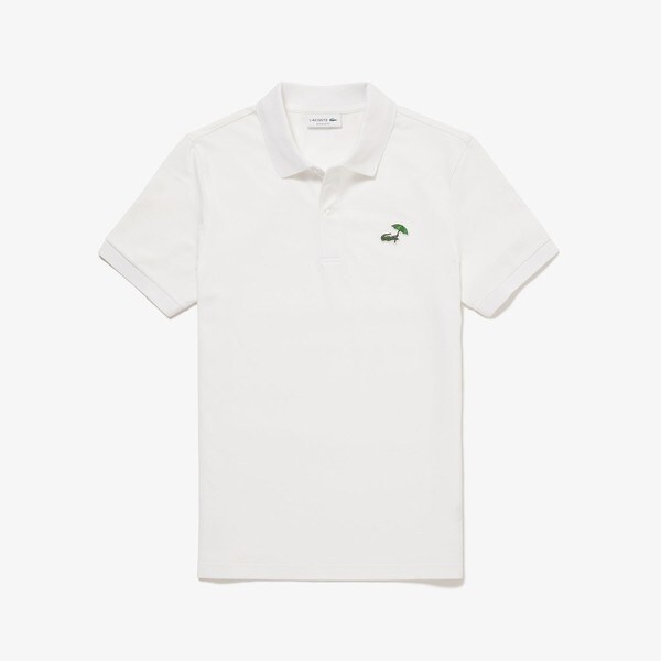 LACOSTE　ラコステ　アンブレラワニロゴ　ポロシャツ 80s LACOSTE ラコステ ポロシャツ 文字ワニ ヴィンテージ - メルカリ