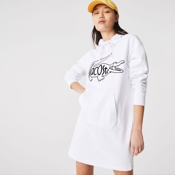 クロコロゴプリントスウェットフーディワンピース | ラコステ(LACOSTE