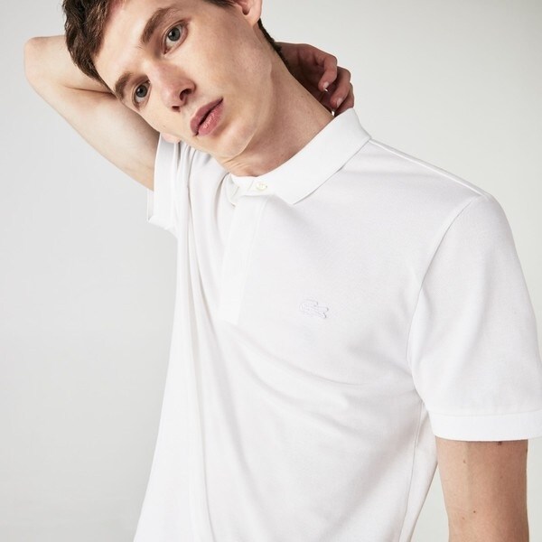 ★LACOSTE★レギュラーフィット ストレッチ コットン パリ ポロ レギュラーフィット ストレッチ パリポロシャツ (半袖