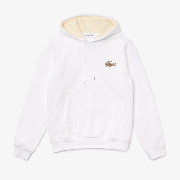 【美品】ラコステ LACOSTE ワニ　総柄　ナイロンパーカー　メンズ　サイズＬ Amazon.co.jp: [ラコステ] パーカー[公式] オーバーサイズワニロゴ