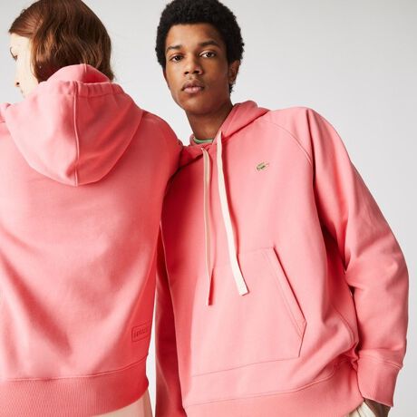 LACOSTE L!VEメタルワニロゴバッジスウェットパーカ | ラコステ 