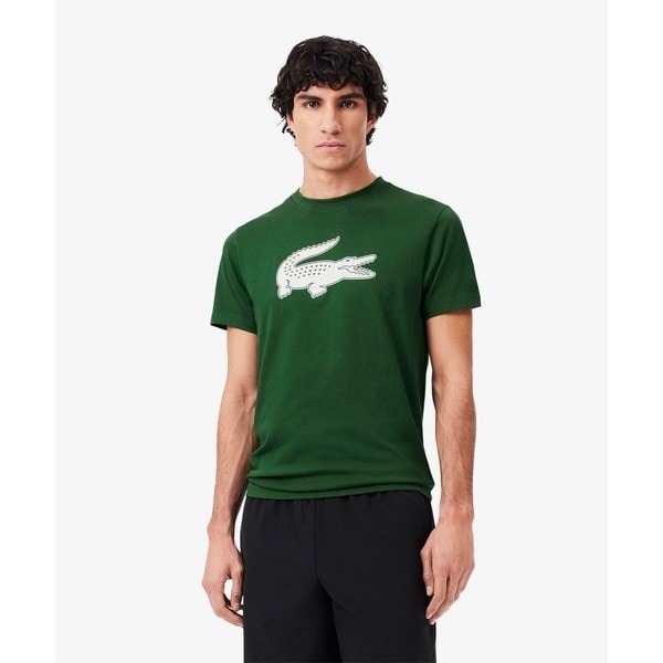 ラコステ（LACOSTE）/コットンブレンドウルトラドライロゴプリント半袖Tシャツ コットンブレンドウルトラドライロゴプリント半袖Tシャツ | ラコステ