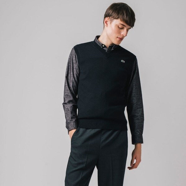 LACOSTE ラコステ シェルパフリース ボアベスト サイズ4 Lサイズ 新品