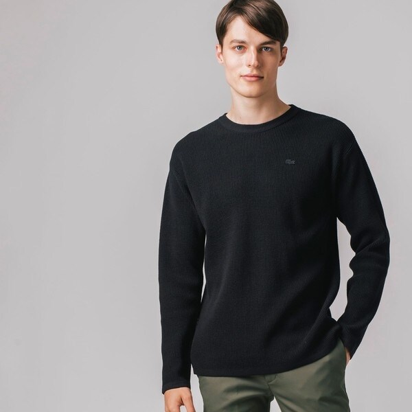 ワッフルニットロングスリーブTシャツ | ラコステ(LACOSTE) | マルイ