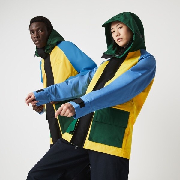 LACOSTE L!VE カラーブロッキングフィールドジャケット